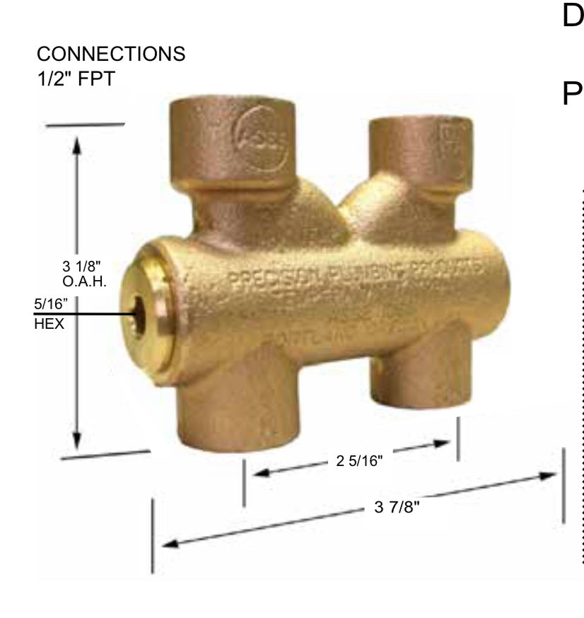 ANTI-SCALD VALVE PPPTRB-2