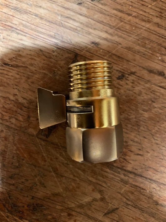 1.5 gpm Brass Limiter and Shut Off