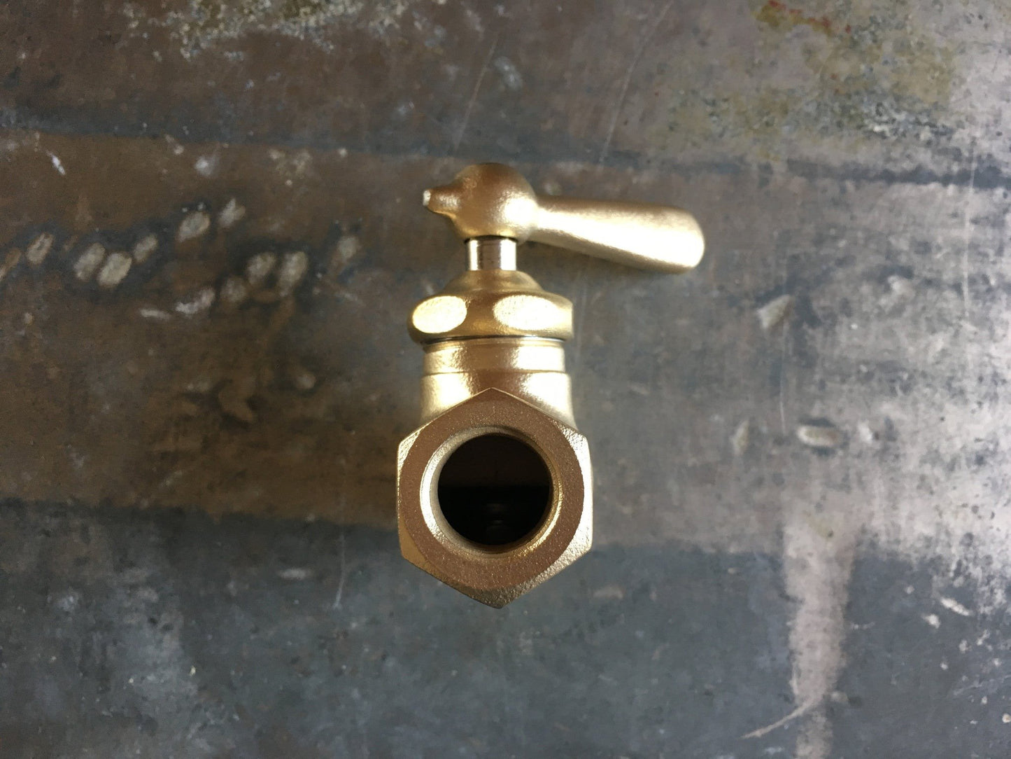 Brass Single Stop Valve Cold Side (RT turn)