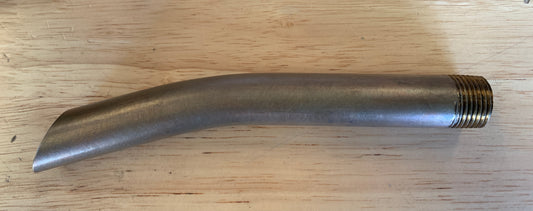 FOOTWASH BRASS NIPPLE 20 deg BEND